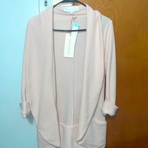Blush/light pink blazer with tags!!